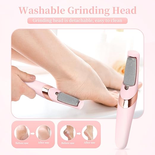 Electric Foot File, Electric Callus Remover, Rechargeable Exfoliating Foot